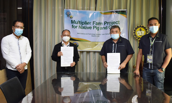 Signing Of Memorandum Of Agreement (MOA) Between ISAT University And The DA RFO VI For The Establishment Of “Multiplier Farms” Of ISATU – Leon Campus