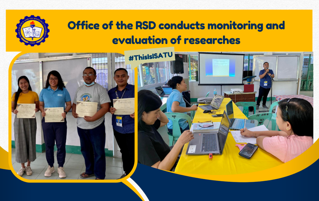 Office of the RSD conducts monitoring and evaluation of researches