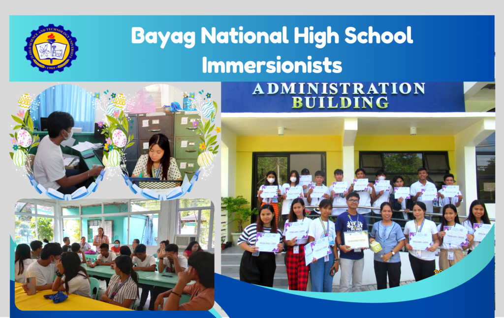 Bayag National High School Immersionists