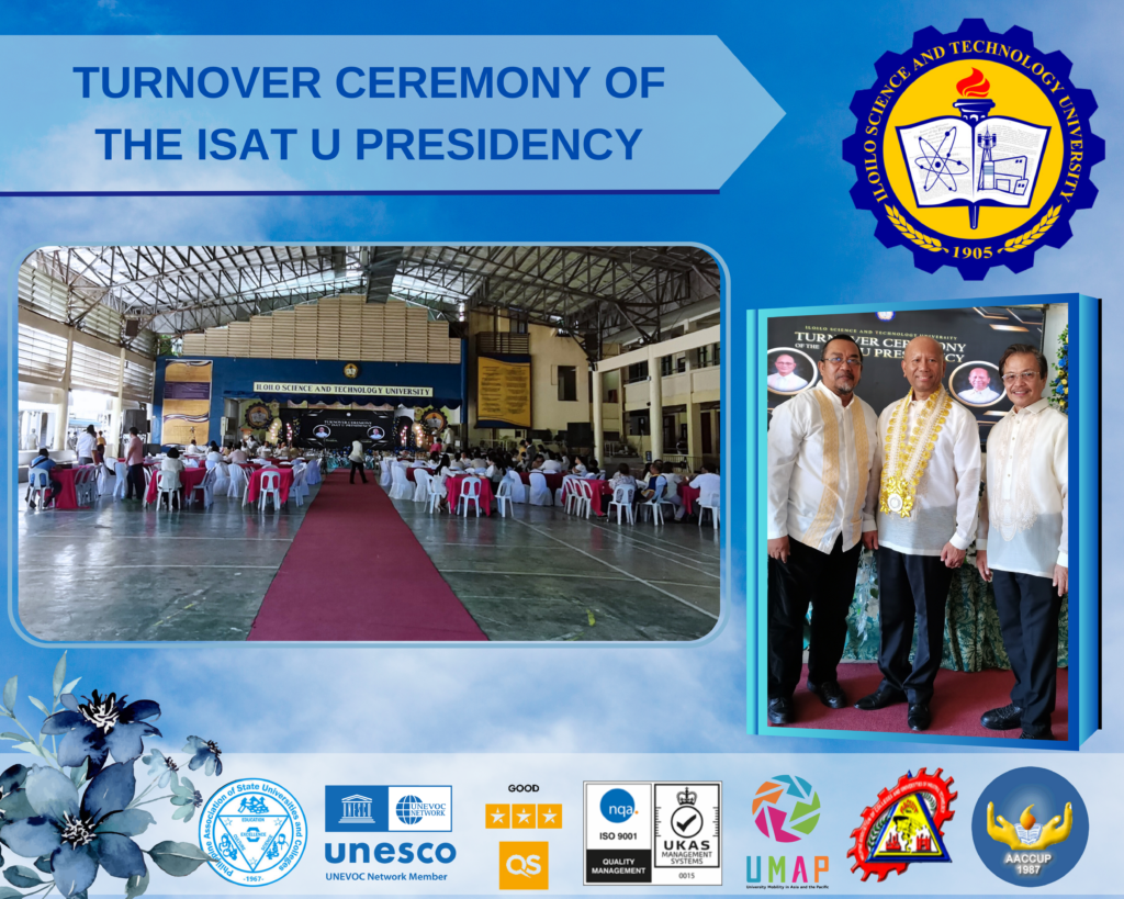 Turnover Ceremony of the ISAT U Presidency – Iloilo Science and ...