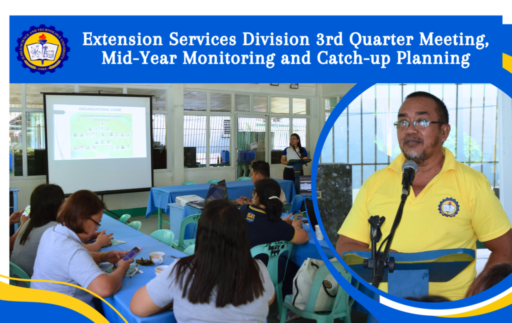 Extension Services Division 3rd Quarter Meeting, Mid-Year Monitoring and Catch-up Planning