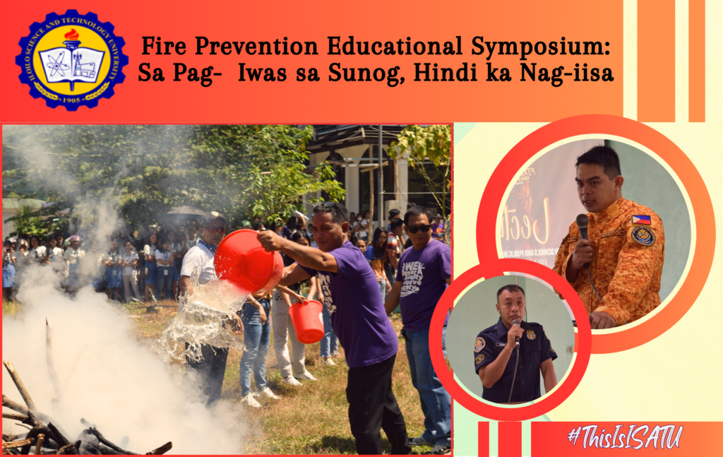 Fire Prevention Educational Symposium: Sa Pag-   Iwas sa Sunog, Hindi ka Nag-iisa