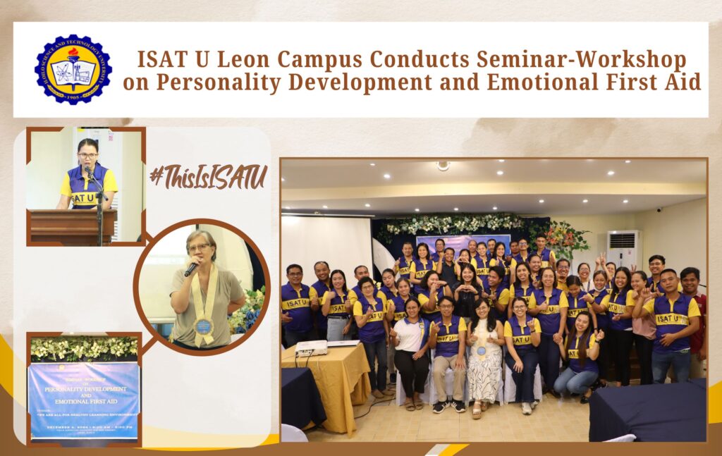 ISAT U Leon Campus Conducts Seminar-Workshop on Personality Development and Emotional First Aid