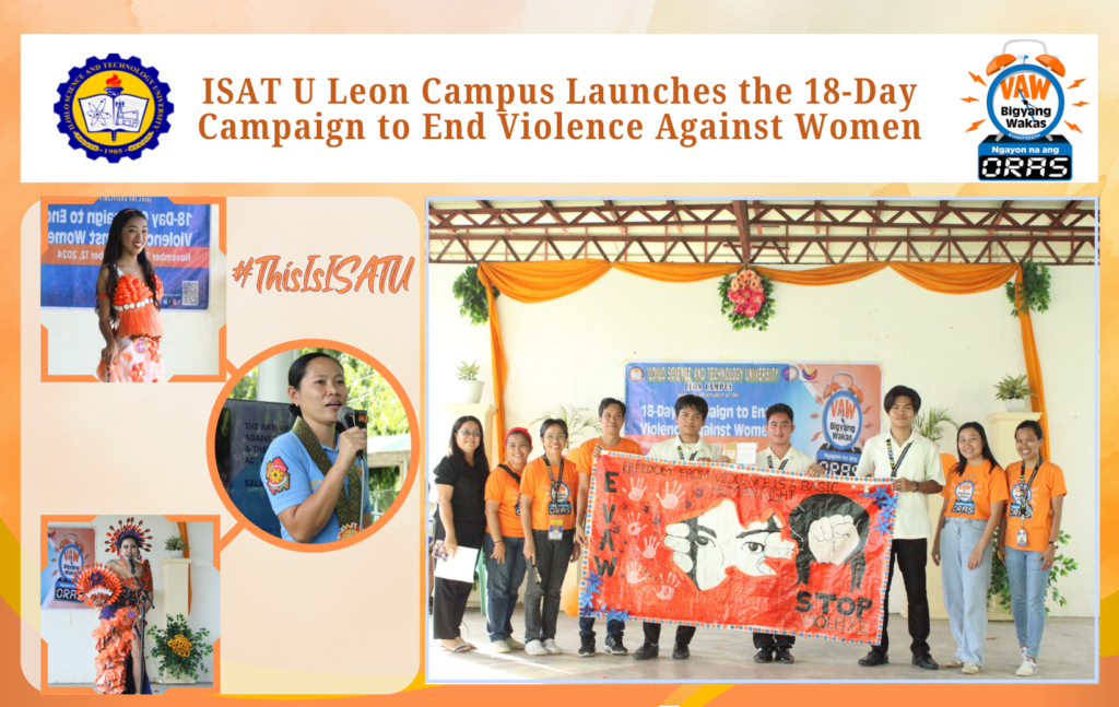 ISAT U Leon Campus Launches the 18-Day Campaign to End Violence Against Women