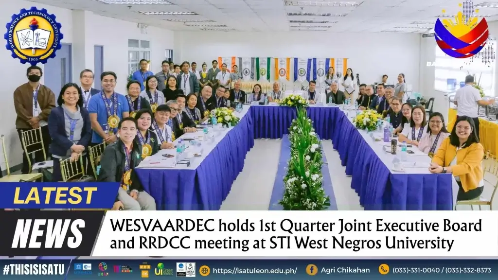 WESVAARDEC holds 1st Quarter Joint Executive Board and RRDCC meeting at STI West Negros University WESVAARDEC holds 1st Quarter Joint Executive Board and RRDCC meeting at STI West Negros University