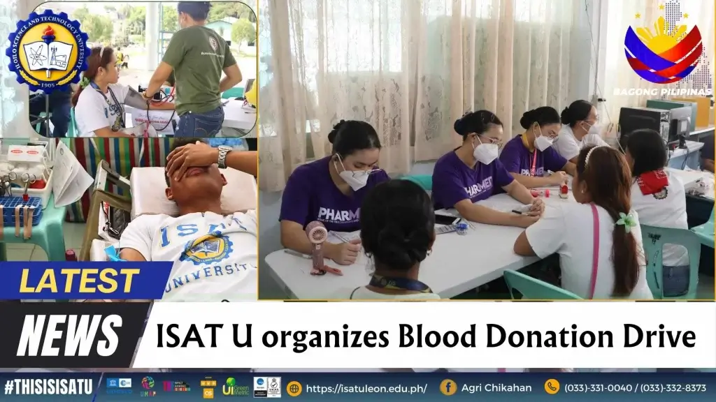 ISAT U organizes Blood Donation Drive
