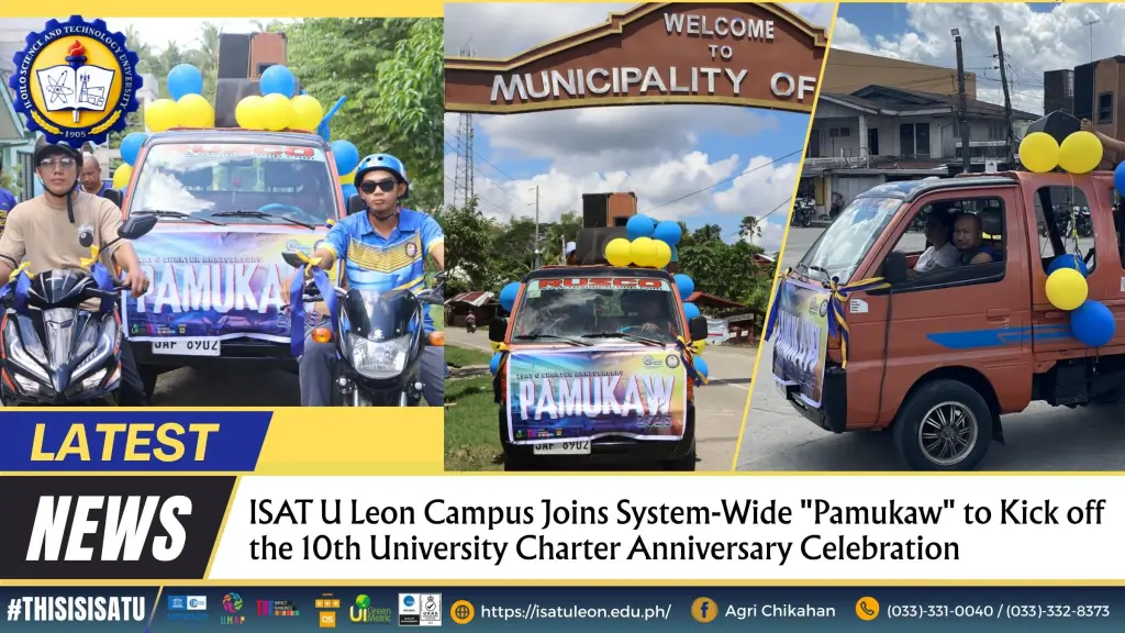 ISAT U Leon Campus Joins System-Wide “Pamukaw” to Kick off the 10th University Charter Anniversary Celebration