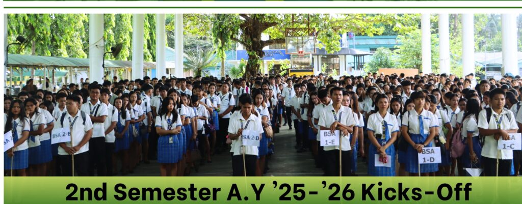 2nd Semester A.Y. ’25-’26 Kicks-Off