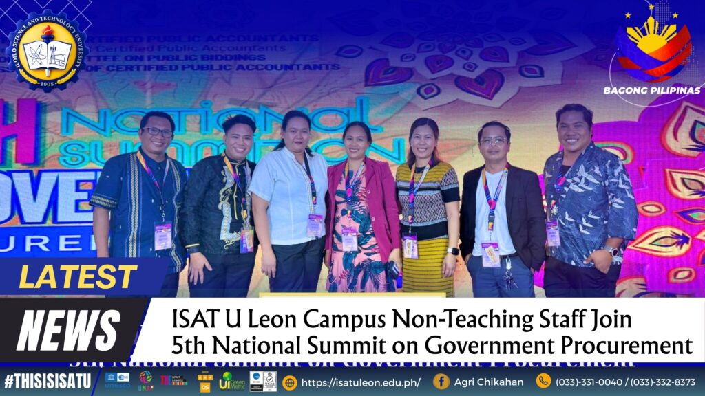 ISAT U Leon Campus Non-Teaching Staff Join 5th National Summit on Government Procurement