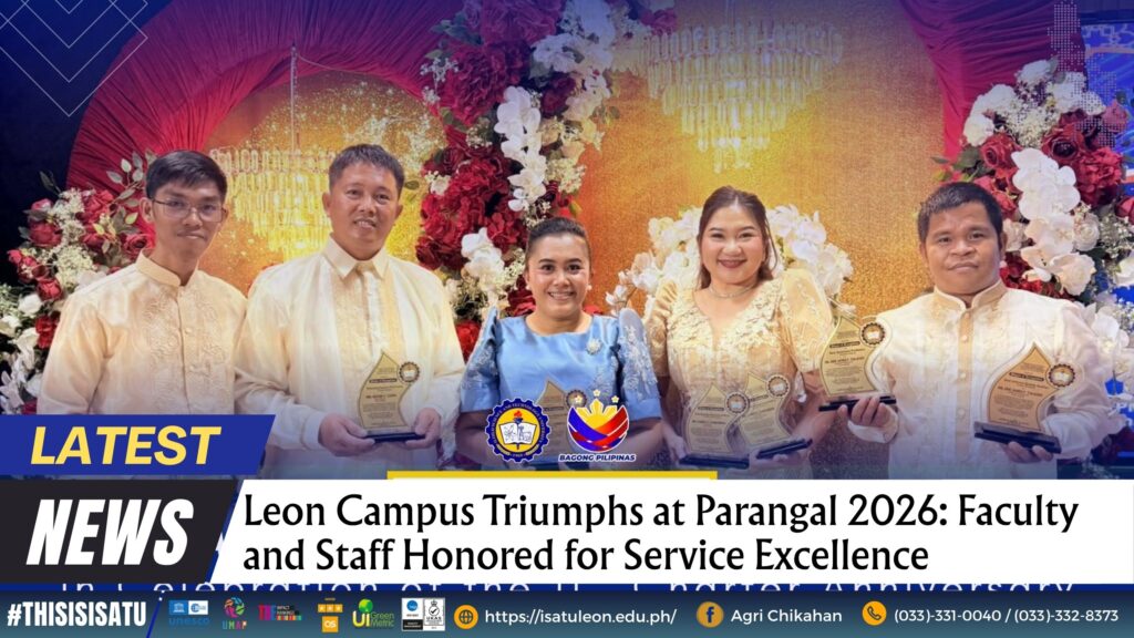 Leon Campus Triumphs at Parangal 2026: Faculty and Staff Honored for Service Excellence Leon Campus Triumphs at Parangal 2026: Faculty and Staff Honored for Service Excellence