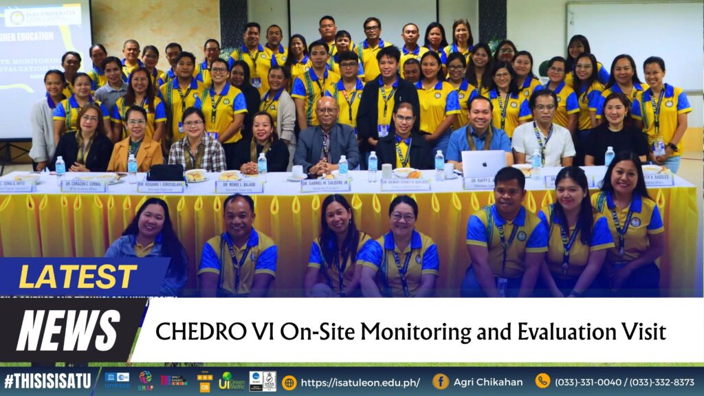 CHEDRO VI On-Site Monitoring and Evaluation Visit