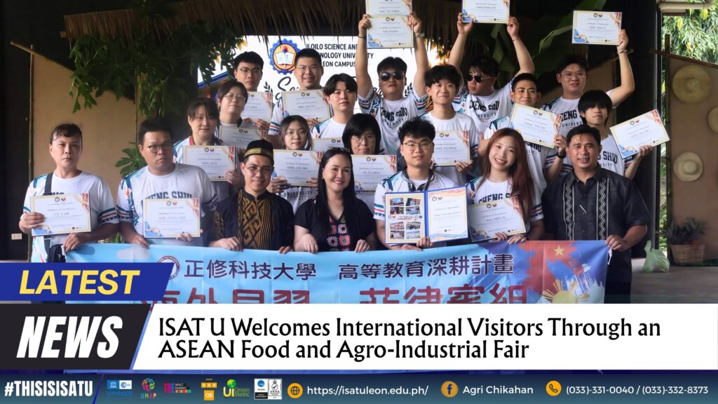 ISAT U Welcomes International Visitors Through an ASEAN Food and Agro-Industrial Fair